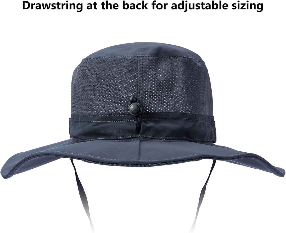 Bassdash UPF 50 hat showing breathable side mesh panels
