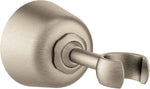 Moen 114348BN wall mounted handheld shower bracket front view premium hardware
