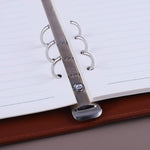 Antner budget planner pen loops and spine angle
