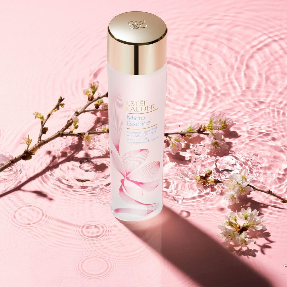 Este Lauder Micro Essence Treatment Lotion Toner Fresh with Sakura Ferment | Hydrating & Soothing + Skin Barrier Repair - Image 5