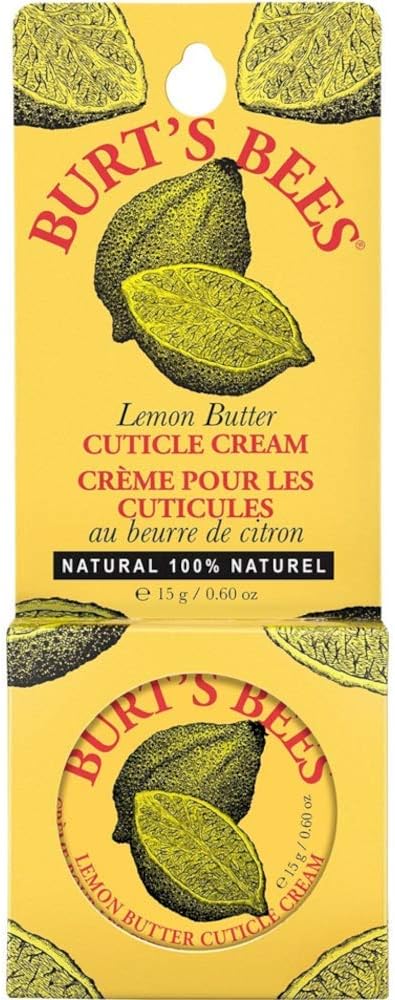 Burt's Bees Lemon Butter Cuticle Creme, 0.6-Ounce Tin (Pack of 3) - Image 1