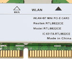 Diyeeni RTL8822CE Mini PCIe Card packaging and components view