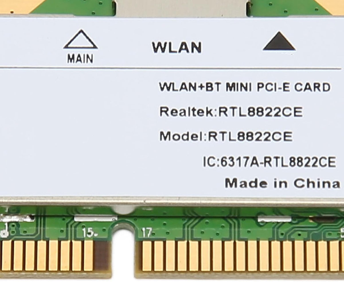 Diyeeni RTL8822CE Mini PCIe Card packaging and components view
