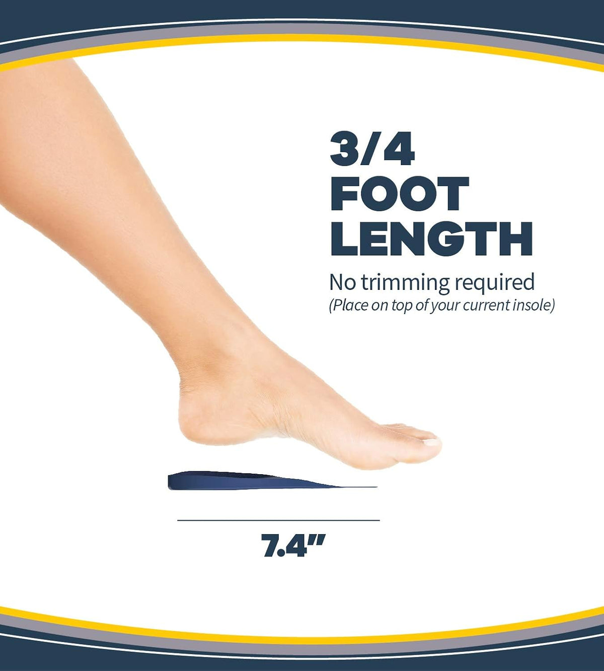 Dr. Scholl's Heel Pain Relief Orthotics // Clinically Proven to Relieve Plantar Fasciitis, Heel Spurs and General Heel Aggravation (for Women's 6-10,) - Image 6
