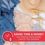 Dryel Rapid Refresh Technology cleaning cloths for at-home dry cleaning.