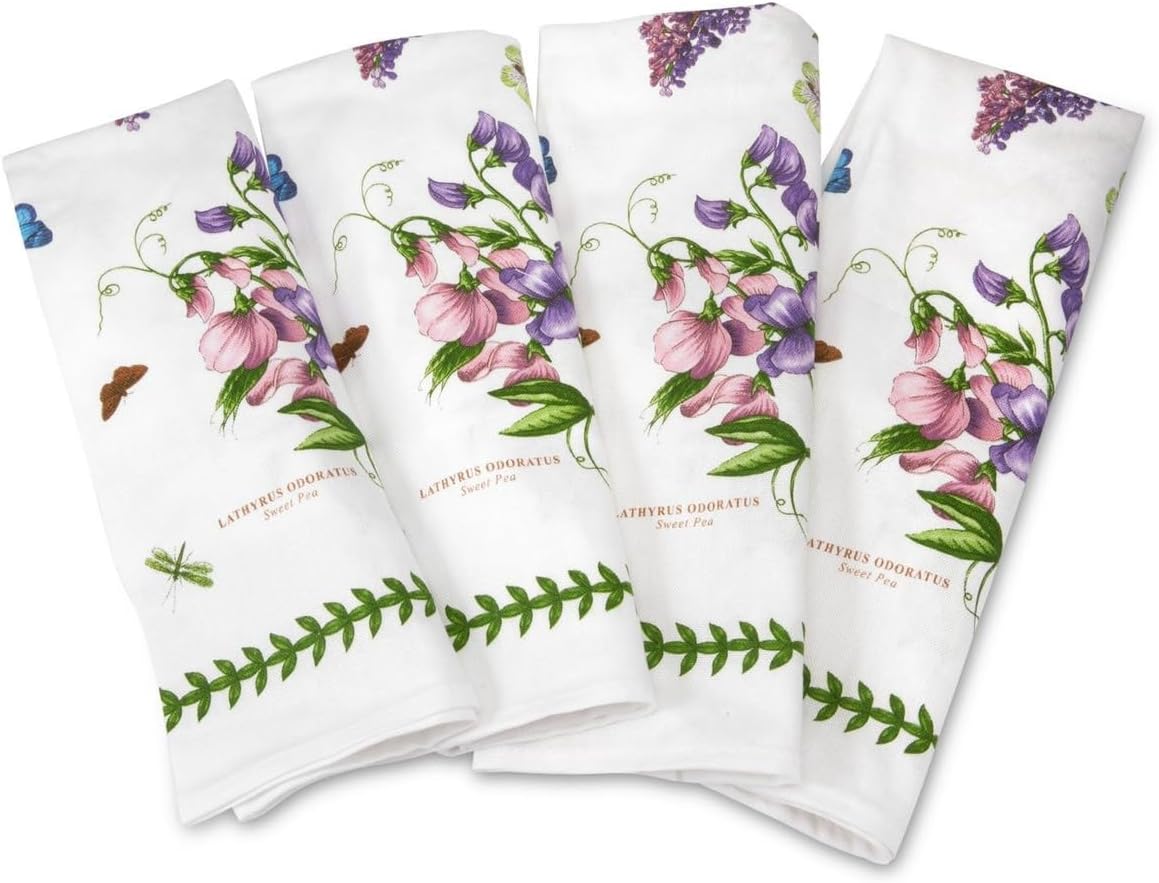 Pimpernel Botanic Garden Cotton Napkins front view dining decor