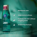Nivea Derma Skin Clear Toner texture and application preview