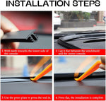 ASUBHA car interior gap sealing strip rolled view