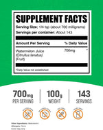 Close up of BulkSupplements watermelon fruit powder texture