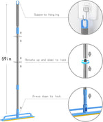 Three section assembly view of carpet hair remover
