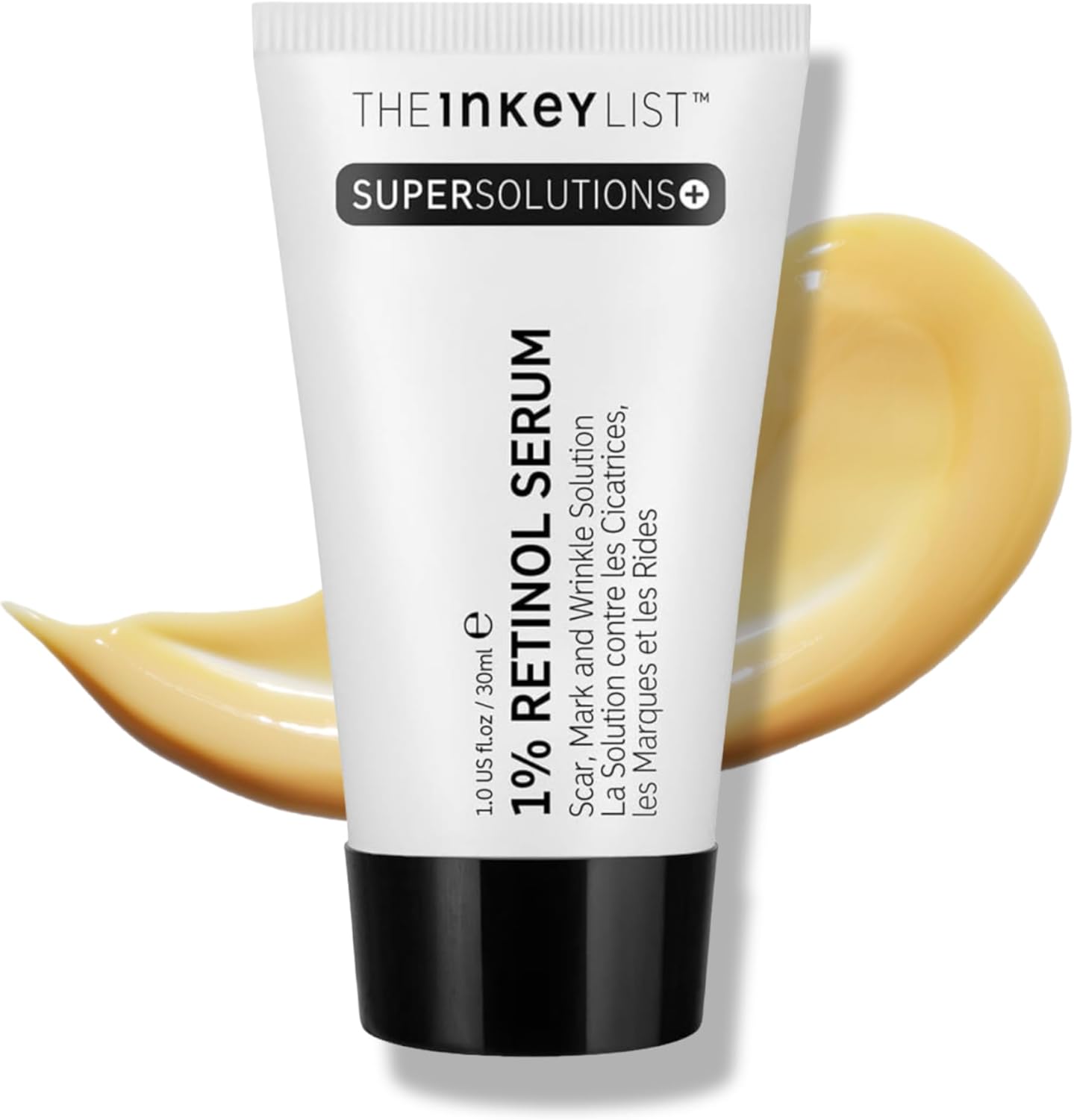 The INKEY List Retinol Serum front view of the 30ml tube for beginner anti ageing skincare