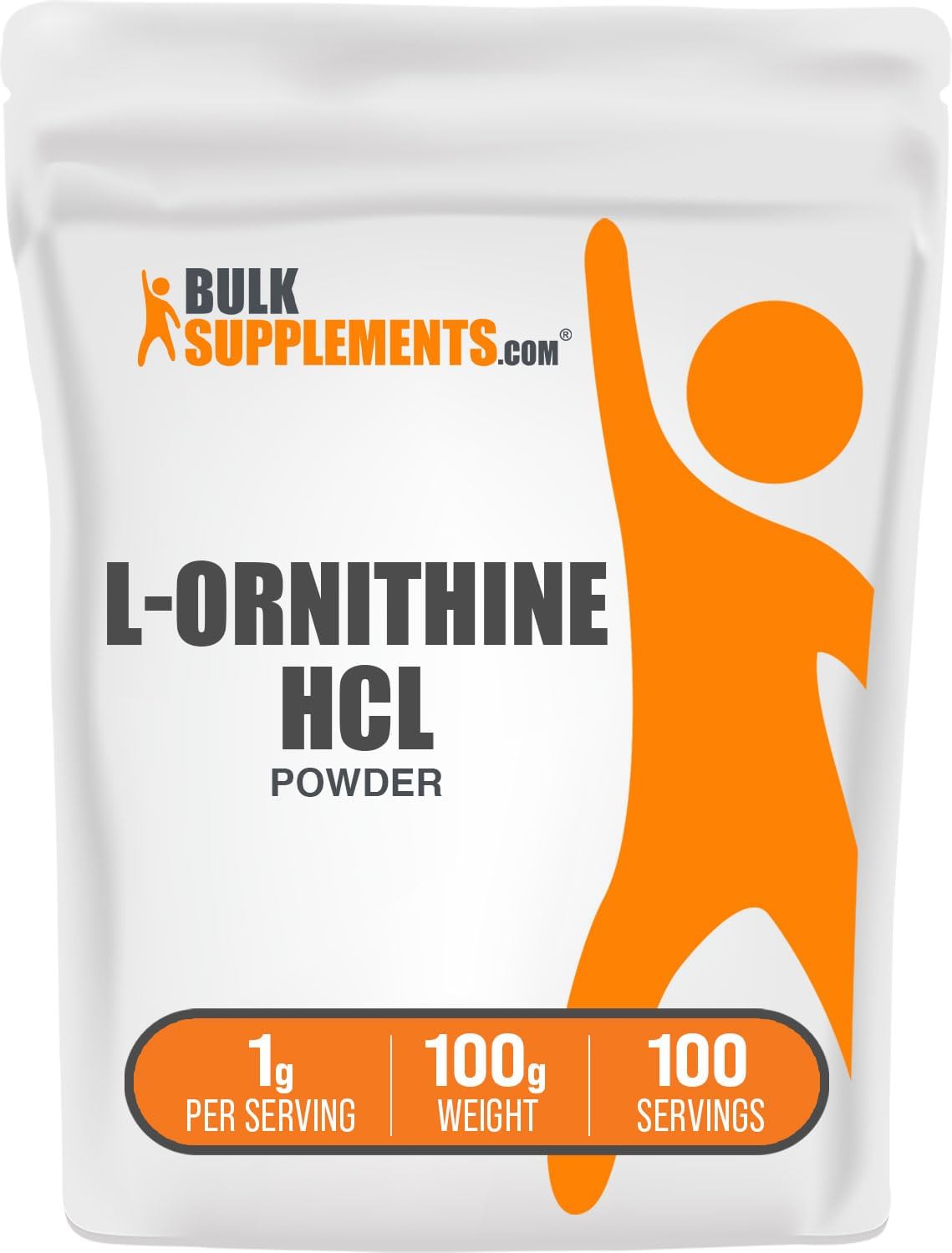 BulkSupplements.com L-Ornithine HCl Powder - Ornithine Supplement, Amino Acids Supplement - Gluten Free, 1g per Serving, 1kg (2.2 lbs) (Pack of 1) - Image 9