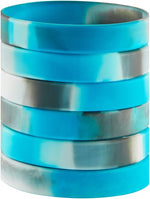 Wholesale 6pcs/pack Rubber Bracelets Silicone Wristbands for Men,Women&Teens for Party Favors,Events,Sports,Classroom Funny,Training and Office-Yellow 8" - Image 10
