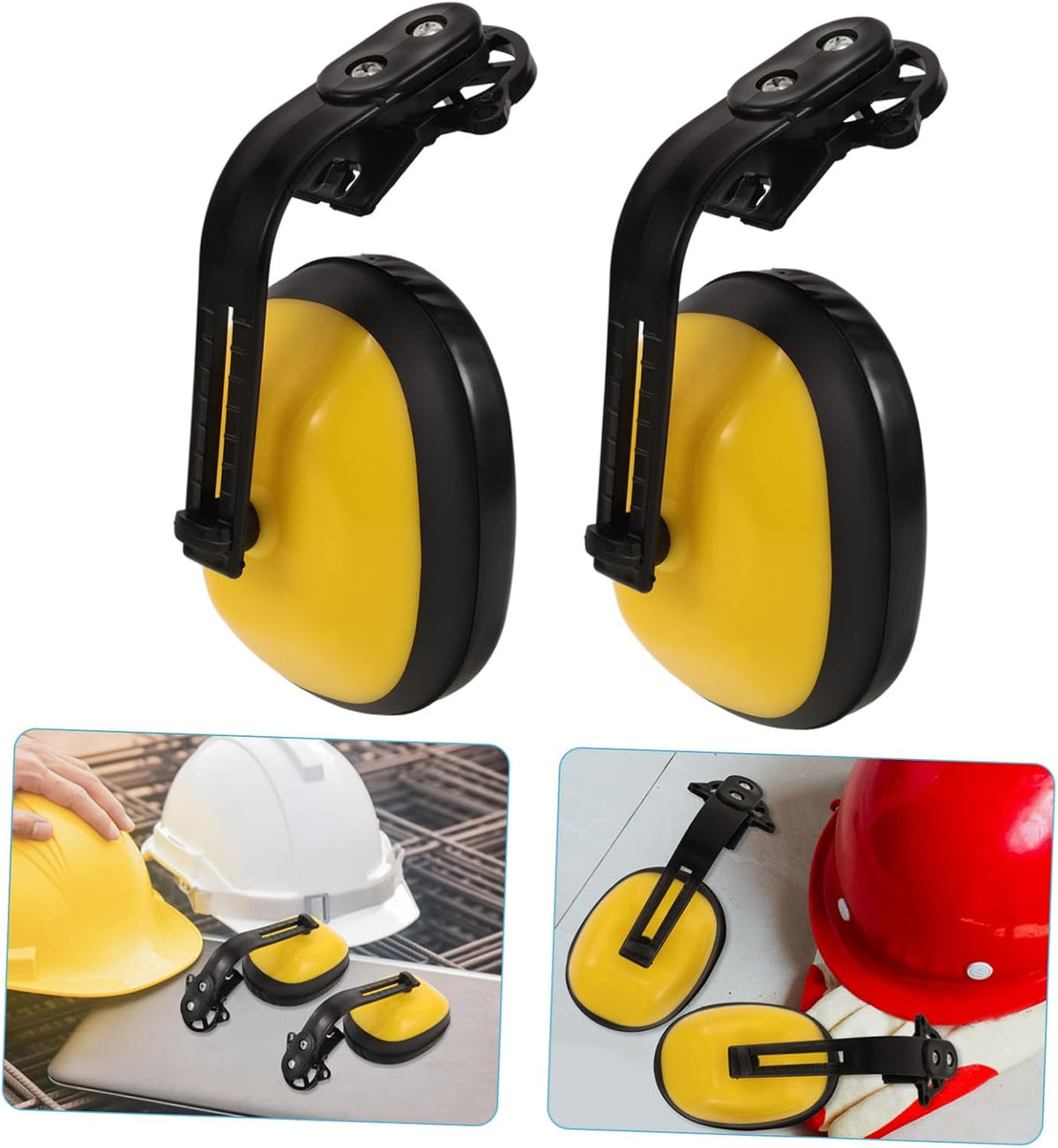 GLEAVI Industrial Safety Hard Hat Ear Muffs Noise Isolating Earmuffs for Construction Ear Cover Comfortable Fit for Hearing Protection - Image 9