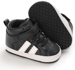 CENCIRILY Baby Boys Girls High Top Sneaker Soft Sole Infant First Walk Shoe | Hook-and-loop strap, Padded ankle collar, Flexible anti-skid outsole, for 0-18 months, Crawling, Daycare and Outings - Image 12