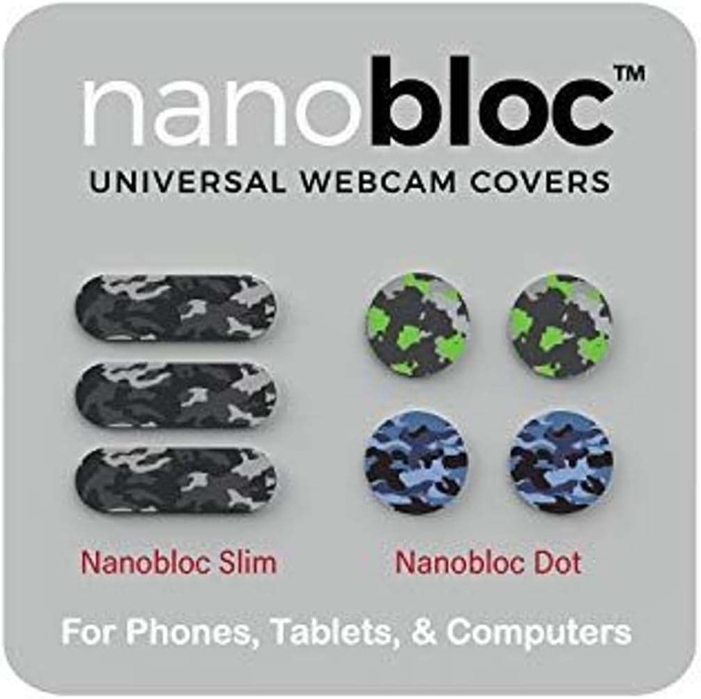 Eyebloc Nanobloc Universal Webcam Covers front view premium camera privacy blocker online