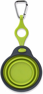 Dexas Pets Collapsible Travel Cup, Small/1 Cup Capacity, Light Gray - Image 13