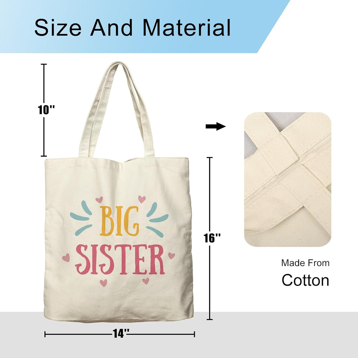Dlzdn cute gift tote bag styled for daily use