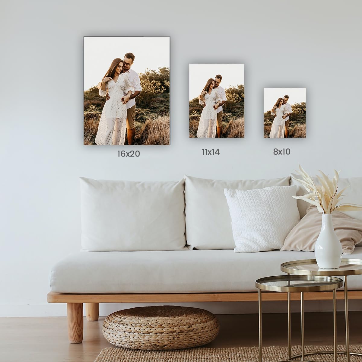 Personalized Song Lyrics Wall Art with Photo - Custom Wedding Song or First Dance Lyrics Print - Romantic Gift for Couples Anniversary or Wedding - Canvas and Framed Options - Image 9