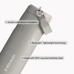 Leak-resistant lid mechanism of the genuine imported Stanley flip straw water bottle