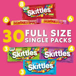 Starburst original and favereds fruit chews full size packaging details