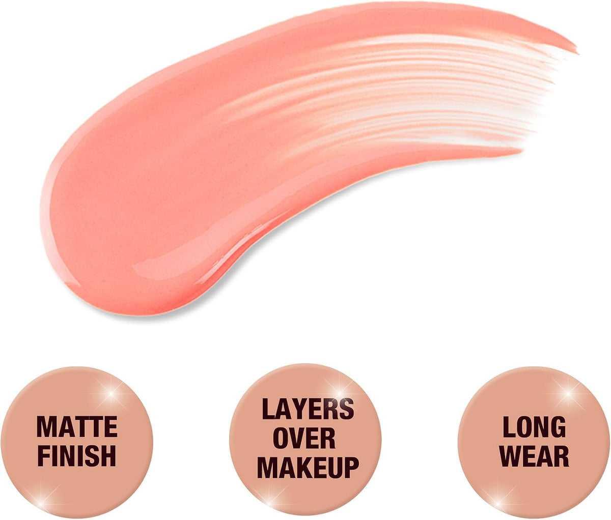 Charlotte Tilbury Matte Beauty Blush Wand cushion applicator close up showing the sponge tip.
