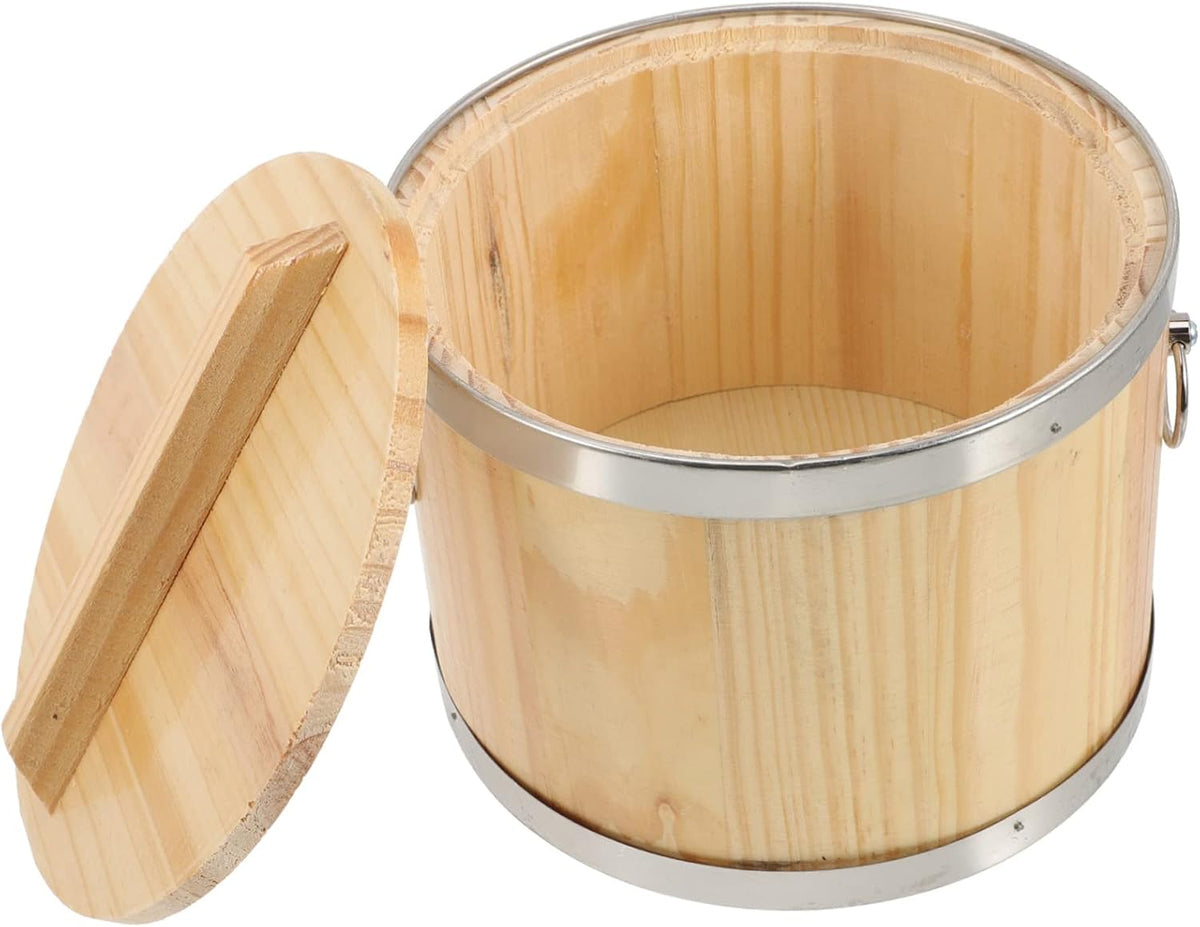 Holidyoyo cooked rice storage bucket front view