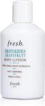 Fresh Sugar Lychee Body Lotion back bottle label with full ingredients and usage instructions