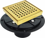 Neodrain 4-Inch Brushed Square Shower Drain with Quadrato Pattern Grate | 304 Stainless Steel, Floor Drain with PVC Shower Drain Base and Rubber Gasket for Bathroom,Includes Hair Strainer - Image 13