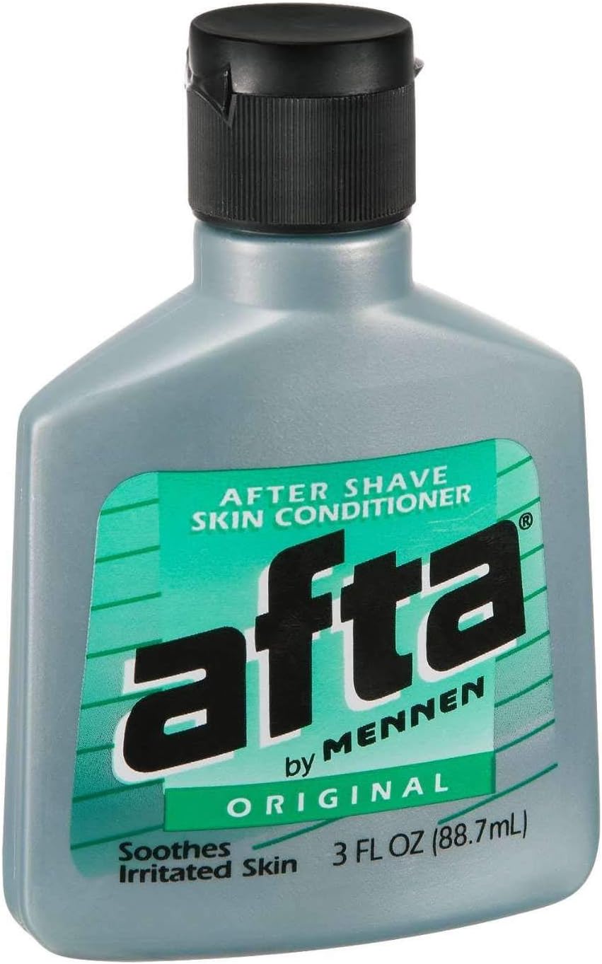 Mennen Afta After Shave Skin Conditioner Original 3 Fluid Ounces front view bottle