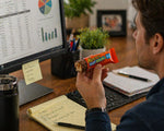Reese's Fast Break snack-size chocolate bars poured out of the bag