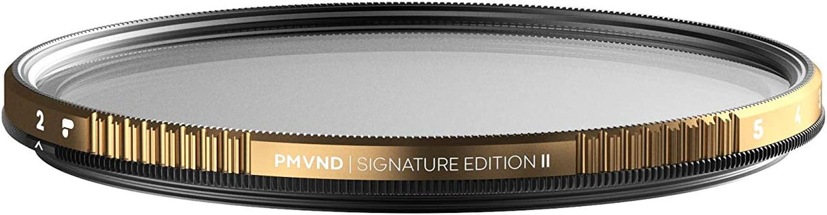PolarPro camera filter mounted on mirrorless lens glass optics