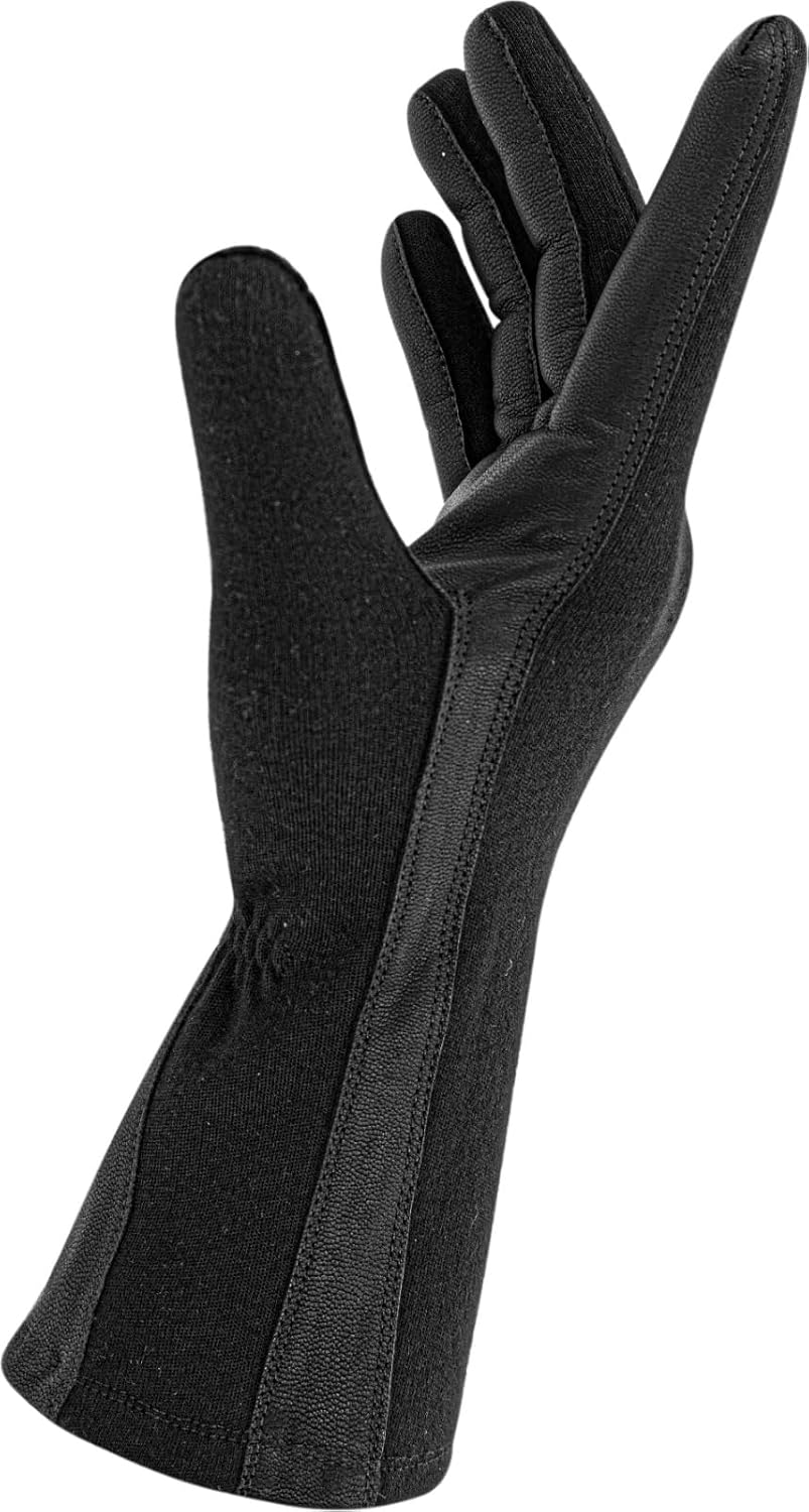 ONETAC pilot gloves displayed in black color variant