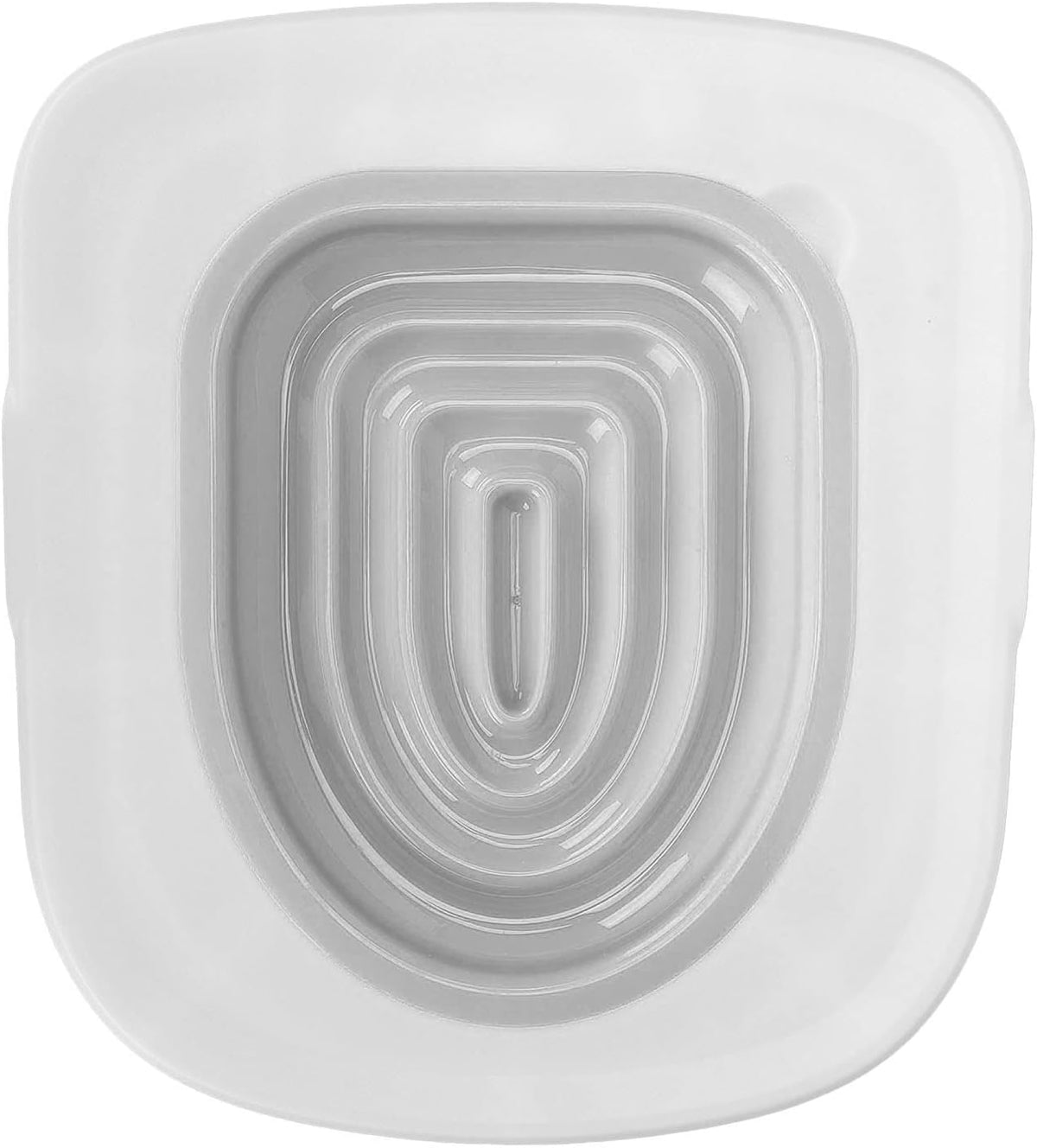 DOACT cat litter box training kit front view with white tray and gray inner support