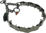 Imported no-pull collar with integrated swivel ring for leash connection