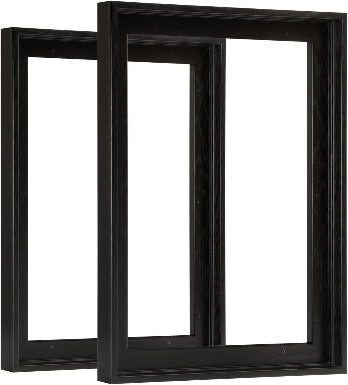 FOLKOR 9x12 black canvas frame front view floater design