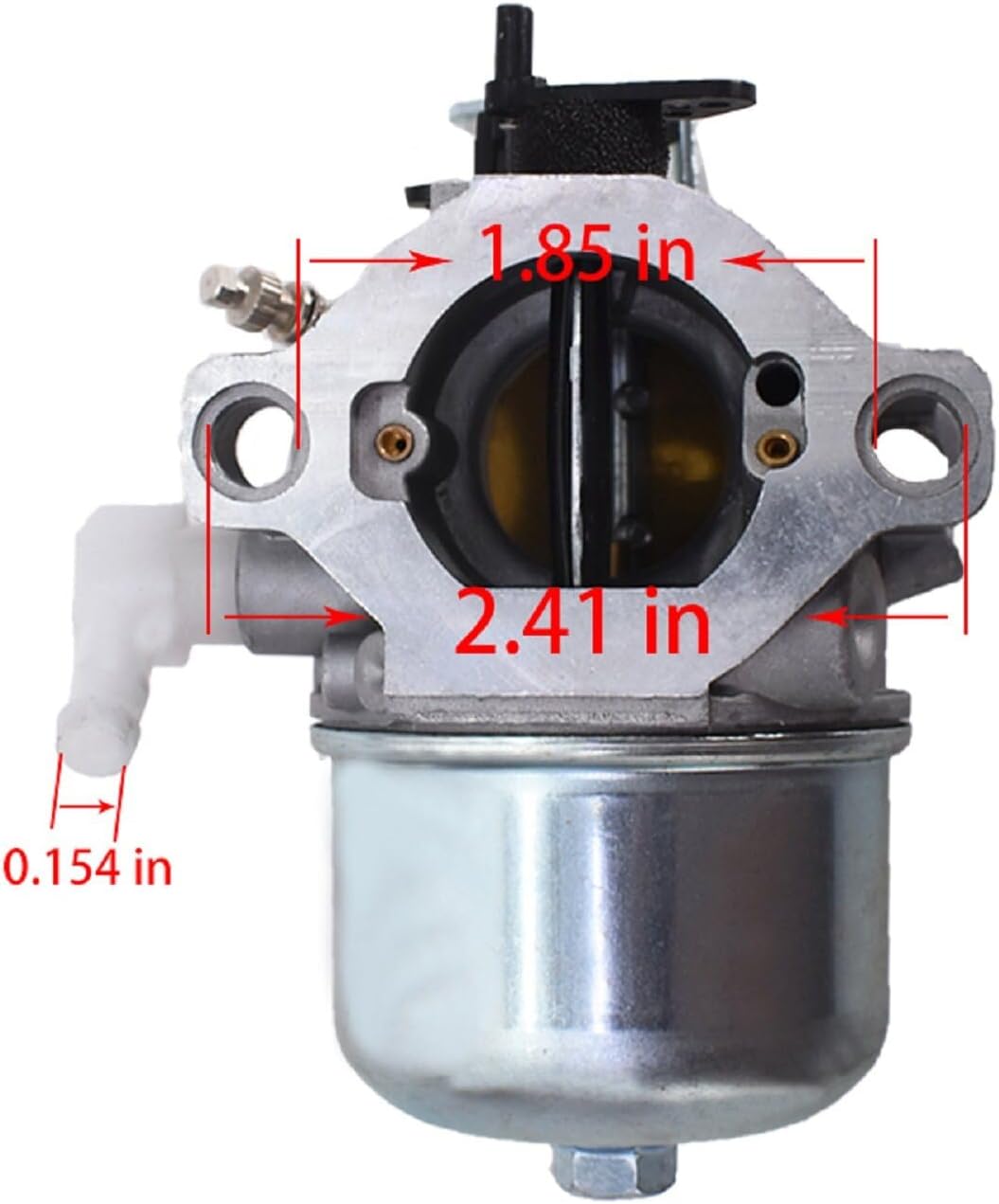 TINVHY 499158 carburetor close up of jet ports