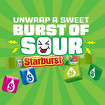Starburst Sour Tart Fruit Chew share size single pack display