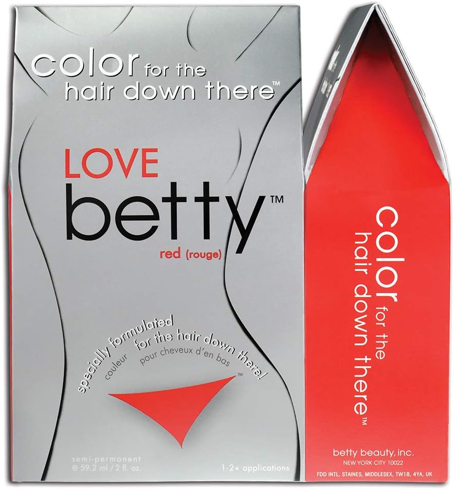 Betty Beauty Love Red Betty hair coloring kit front view