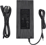 AIYIMA DC48V 10A GaN Power Supply Adapter front view showing the compact premium black brick casing.