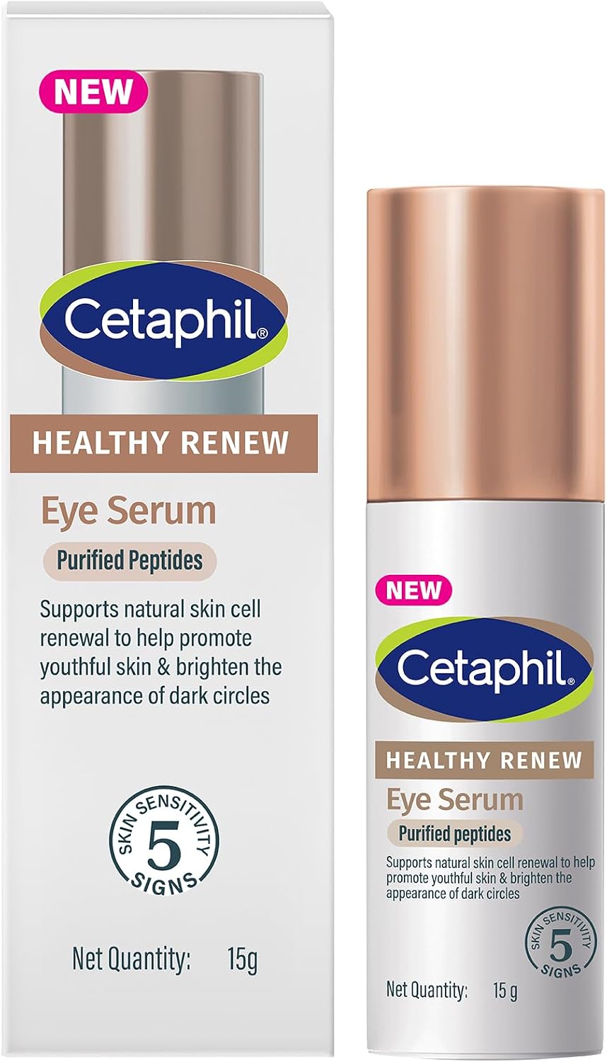 Cetaphil Healthy Renew Anti-Ageing Eye Serum 15 g | Lightweight Gel for Dark Circles, Fine Lines & Puffiness, Hydrating Eye Treatment - Image 1