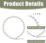 Small dog wedding party costume accessories imported pearl choker