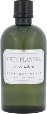 Geoffrey Beene Grey Flannel men fragrance bottle lifestyle display