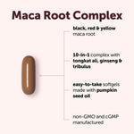 Micro Ingredients Maca Root Complex supplement facts nutrition label