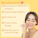 WishCare sunscreen lotion texture and non sticky finish