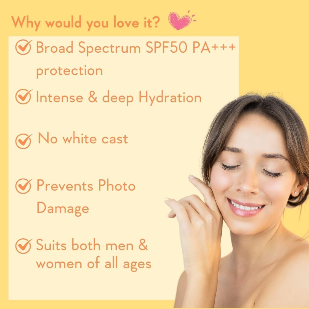 WishCare sunscreen lotion texture and non sticky finish