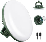 VAVOFO LED camping lantern front view with bright white light