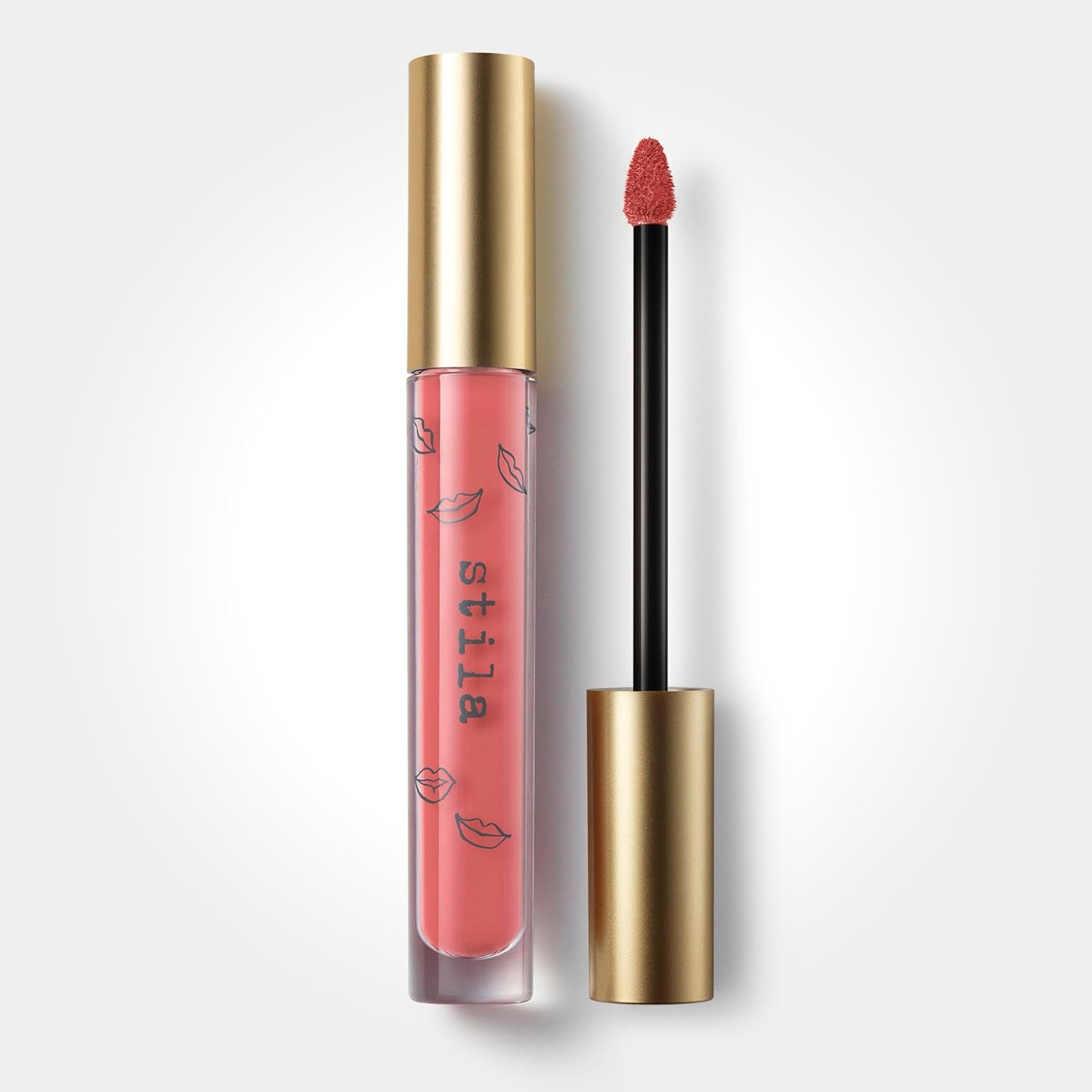 Stila Stay All Day Liquid Lipstick Coral Pop front view packaging