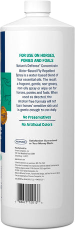 Farnam Nature's Defense Concentrate, Water-Based Botanical Fly Repellent Spray for Horses, Ideal for Sensitive Skin, 32 oz - Image 12