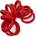 Cyndibands Seamless Hair Ties - Light Brown - Gentle Hair Ties No Damage, Standard Size 1.5 Inch, Soft and Stretchy Nylon Fabric Ponytail Holders - 12 Count - Image 15